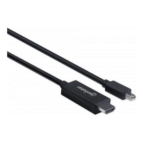 153232 Cavo E Adattatore Video 1,8 M Mini Displayport Hdmi Tipo A [standard] Nero (mini Displayport To Hdmi Ca - Foto 4