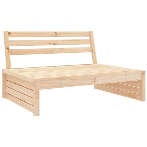 Set Salotto Da Giardino 2 Pz In Legno Massello Di Pino - Foto 3