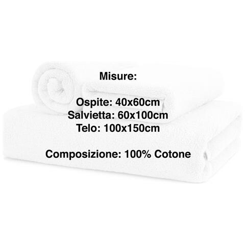 Asciugamani Salvietta Bagno In Morbida Spugna Modello Sophie Colore Grigio Perla Ospite Grigio Perla - Foto 5