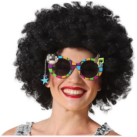 Occhiali Multicolore Star Del Rock Accessori Per Travestimenti - Foto 1