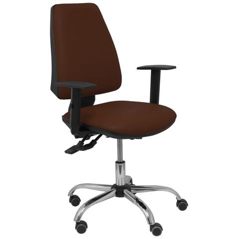 Sedia Da Ufficio B10crrp Marrone Scuro - Foto 1