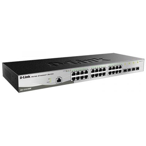 DGS-1210-28/ME /E switch di rete Gestito L2+ Gigabit Ethernet (10/100/1000) 1U Nero, Grigio - Foto 1