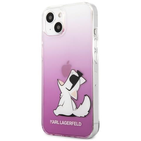 Cover Per Iphone 14 Plus Choupette Eat, Rosa - Foto 1