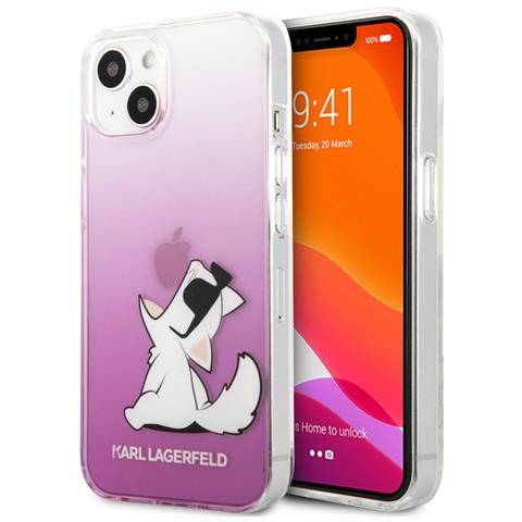 Cover Per Iphone 14 Plus Choupette Eat, Rosa - Foto 3