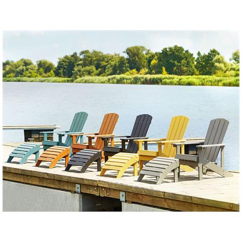 Poggiapiedi Da Giardino Teak Per Sedia Adirondack - Foto 1