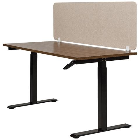 Pannello Divisorio Per Scrivania Beige 160 X 50 Cm Split - Foto 2