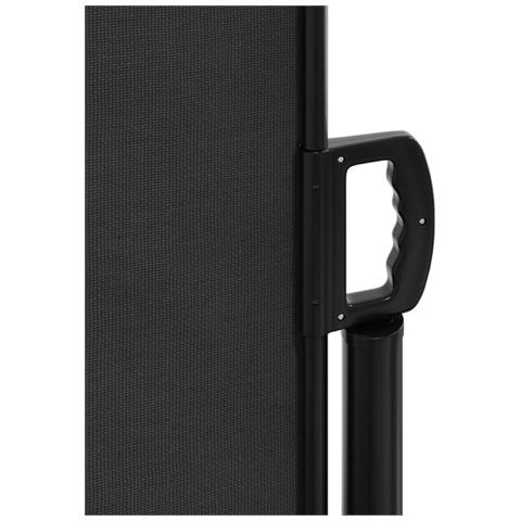 Tenda da Sole Laterale Retrattile Nera 200x600 cm - Foto 10