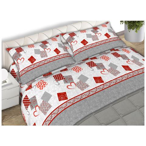 Lenzuola Singolo 100% Cotone BIANCHERIAWEB - Set Con Stampa Gatti Made Italy
