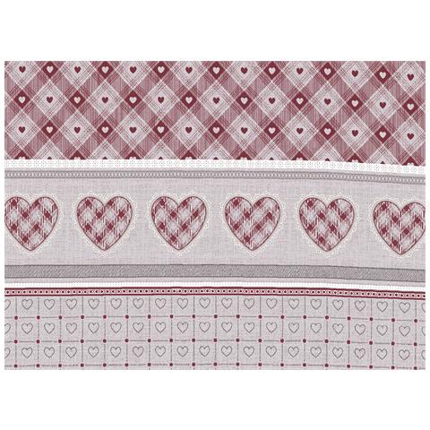 Copripiumino Sacco Piumone Cotone Flanella Pensieri Delicati Disegno Chalet Matrimoniale Rosso - Foto 2