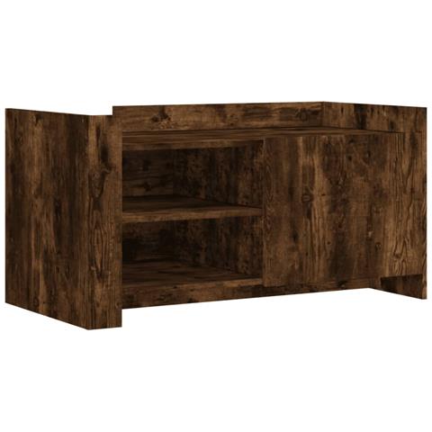 Tavolino Salotto Rovere Fumo 100x50x50 Cm In Legno Multistrato - Foto 2