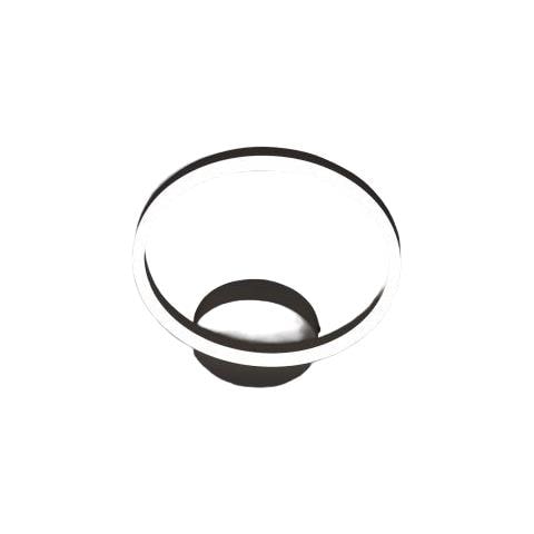 Plafoniera Giotto A Led Moderna 18w Nero 3508-21-101 - Foto 1