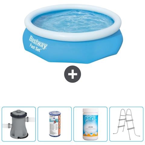 Piscina Fuori Terra - In Giro - 305x76 Cm - Blu - Include Accessori Coordinati Cb60 - Foto 1