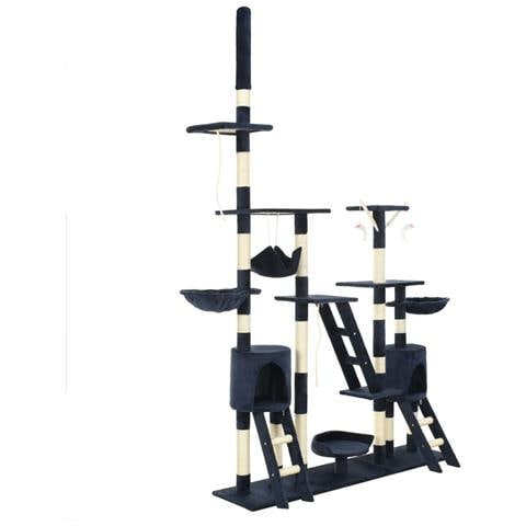 Lusso Casadino - Albero Per Gatti Con Tiragraffi In Sisal 230-250 Cm Blu - Foto 2