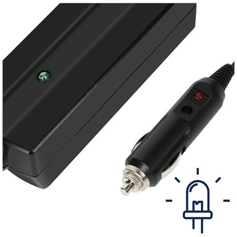 Caricabatterie Auto Per Pc Portatile 90w Presa 5,5 X 2,5 Mm, Nero - Foto 5