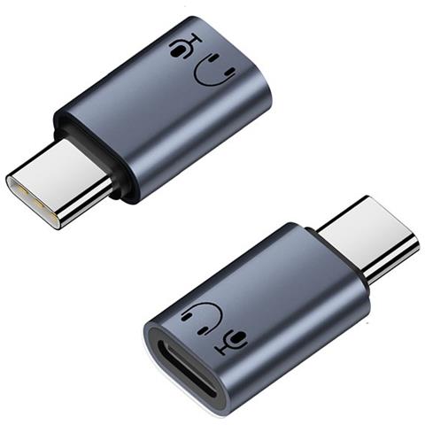 Adattatore Da Lightning Femmina A Usb-c Maschio In Alluminio Per Cuffie: Ascolta, Chiama E Controlla Con Qualità Hi-fi Grey - Foto 2