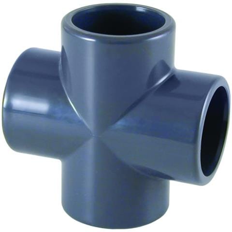 Raccordi Pvc Croce Pvc 50mm Pn16 Giunto Per Tubi - Foto 1