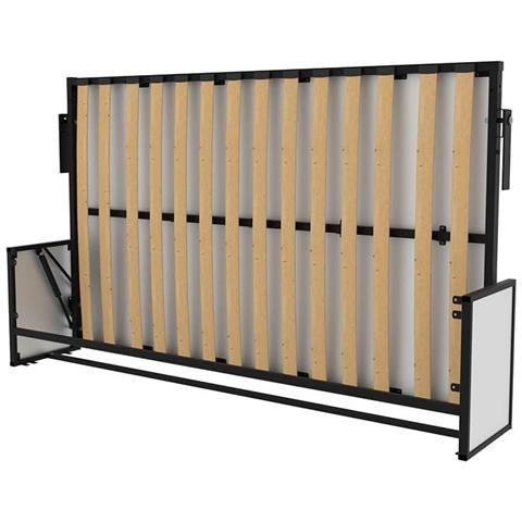 Letto a Scomparsa Morphy Studio - Sistema multifunzionale modulare SizeFlex & TypeFlex, letto a scomparsa salvaspazio ed estensibile con moduli divano (120x190, Orizzontale) - Foto 2