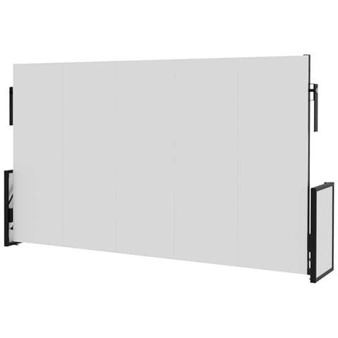 Letto a Scomparsa Morphy Studio - Sistema multifunzionale modulare SizeFlex & TypeFlex, letto a scomparsa salvaspazio ed estensibile con moduli divano (120x190, Orizzontale) - Foto 4