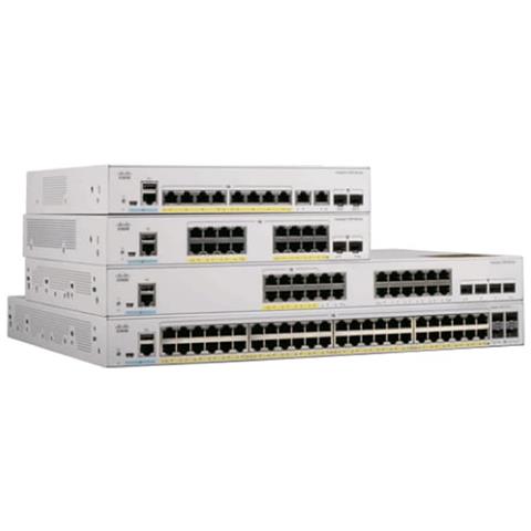 C1000FE-24P-4G-L switch di rete Gestito L2 Fast Ethernet (10/100) Supporto Power over Ethernet (PoE) Grigio - Foto 1