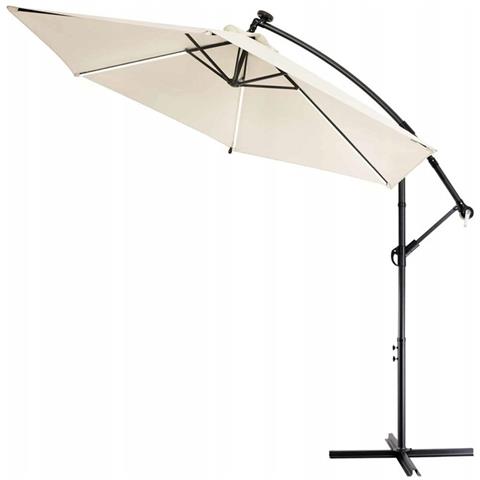 BLACK FOREST PARASOL OGRODOWY NA WYSIEGNIKU 3M DUZY BEZOWY L-0713 - Foto 1