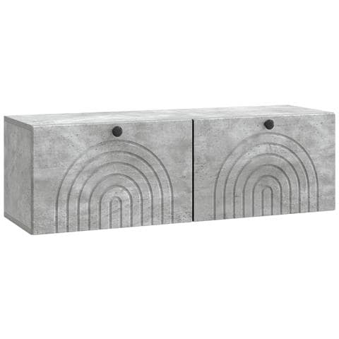 Mobile Porta TV da Muro Grigio Cemento 98 x 31 x 30 cm - Foto 1
