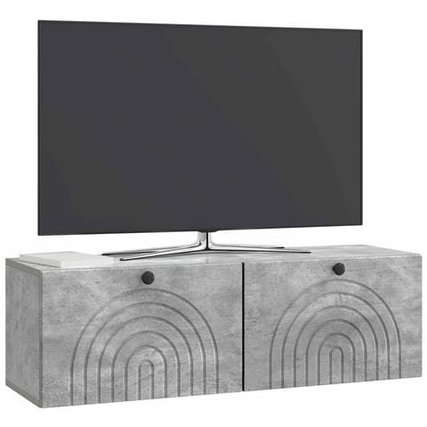 Mobile Porta TV da Muro Grigio Cemento 98 x 31 x 30 cm - Foto 2