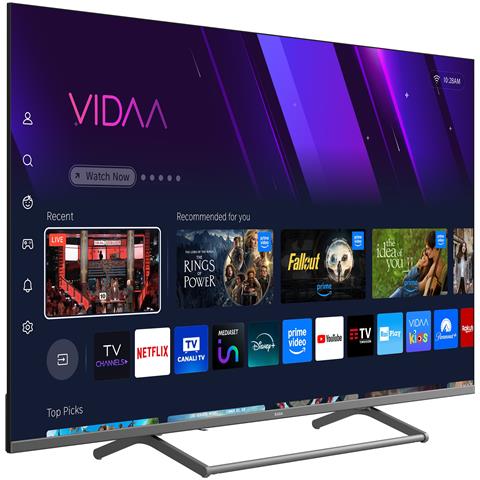 SA55KM10VDA SMART TV 55" ULTRA HD 4K, Sistema operativo VIDAA, Triplo tuner DVBT2/C /S2 HEVC MAIN10, Certificato TivuSAT, Piedistallo centrale, Dolby Audio - Foto 2