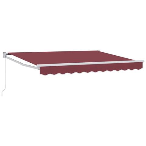 Tenda retrattile Borgogna 3,5 x 2 m 100% Poliestere e Alluminio - Foto 1