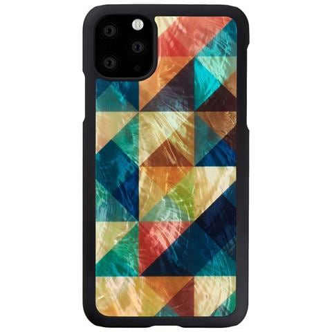 Custodia Nera Iphone 11 Pro Max Con Motivo A Mosaico - Foto 1