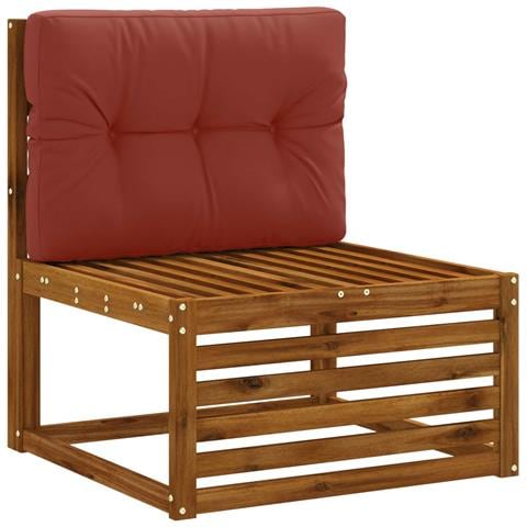 Cuscino per schienale di pallet VIANEN 100% Poliestere Rosso - Foto 2