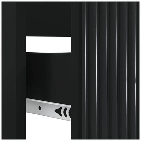 Armadio per Lavabo da Bagno HAARLEM Nero 82 x 41 x 58,5 cm - Foto 9