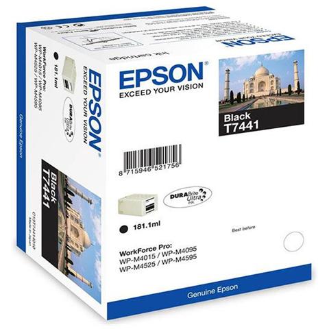 C13T74314010 Cartuccia Ink Originale Nera per Epson Epson WP-M4015DN Capacità 2500 Pagine  - Foto 2
