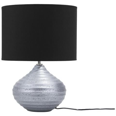 Lampada Da Tavolo In Ceramica In Color Argento Kuban - Foto 1