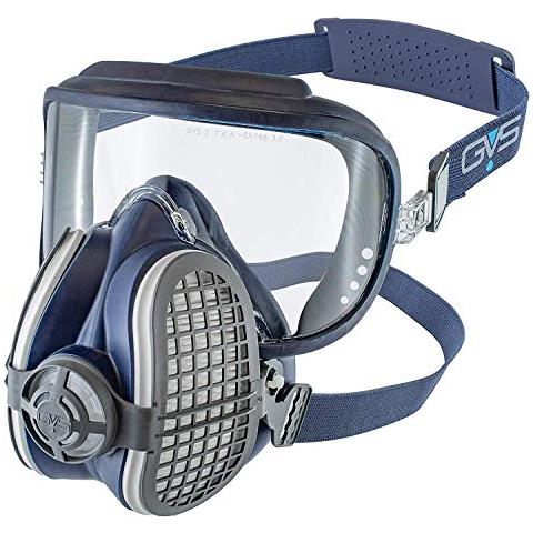 Spr406 Gvs Integra sicurezza Goggle + P3 Polveri Mezza maschera respiratoria, Medium / Large, Blu - Foto 1