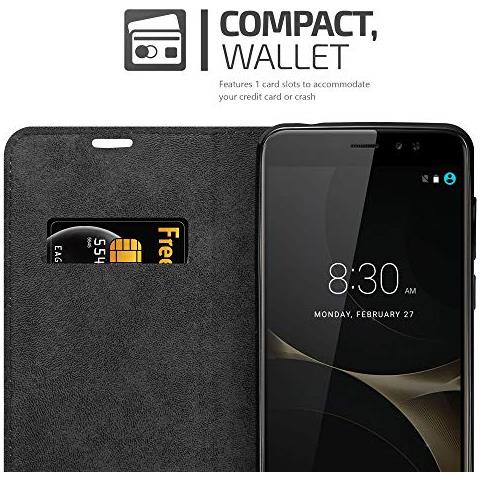 Custodia Compatibile Con Zte Nubia N1 Lite In Rosso Mela - Coperchio Protettiva Con Chiusura Magnetica, Funzione Stand E Tasca Per Le Carte - Foto 2