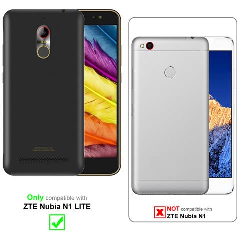 Custodia Compatibile Con Zte Nubia N1 Lite In Rosso Mela - Coperchio Protettiva Con Chiusura Magnetica, Funzione Stand E Tasca Per Le Carte - Foto 11