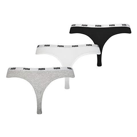 Intimo Da Donna, 6 Perizome, 2 X 3 Bianco / grigio / nero L - Foto 2