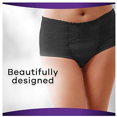 Sempre Discreta Boutique Intima Incontinenza Pantaloni Pi Large Nero X 8 Per La Vescica Sensibile Serrature Lontano Odori Perdite Di Umidit E Prevenire - Foto 2