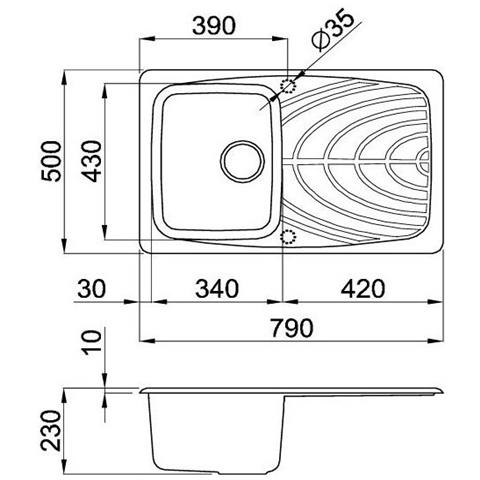 Lavello LGM30059 Linea Master 300 Colore Antracite - Foto 3