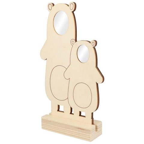 Cornice In Legno 20 X 14 - 2 Orsi - Foto 1