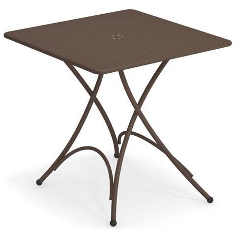 Tavolo Pigalle 907 Cm 76 X76 - Marrone D' India - Foto 1