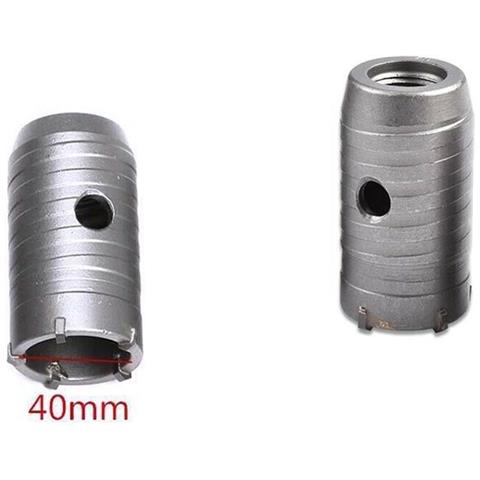 Fresa Muro 40mm Carotatrice Tazza. 40 Mm Asta Prolunga 60cm Sds Plus Per Trapano - Foto 2