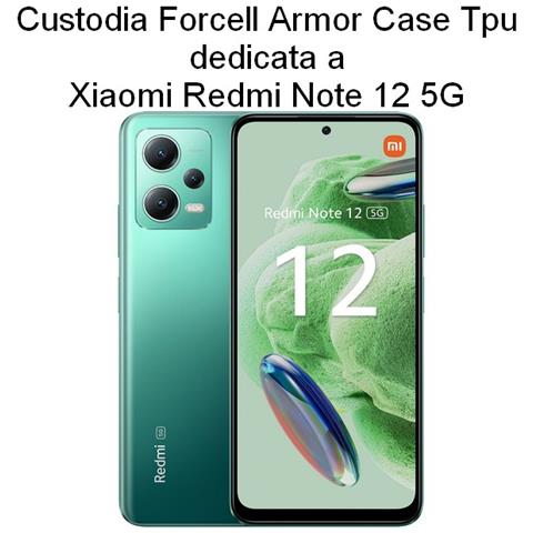 Custodia Armor Case Tpu Cover Per Xiaomi Redmi Note 12 5g Black - Foto 2