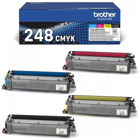 Toner Tn-248cmyk Multipack Da 1k X Hl-l3220 Hl-l3240 Dcp-l3560 Mfc-l3740 Mfc-l3760 Hl-l8230 Mfc-l8340 Hl-l8240 Mfc-l8390 - Foto 2