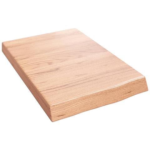 Piano Bagno Marrone 40x60x (2-6) cm Legno Massello Trattato - Foto 1