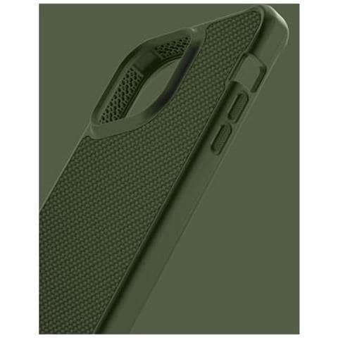Cover Per Iphone 14 Pro Rinforzata In Nylon Balistico R, Verde - Foto 2
