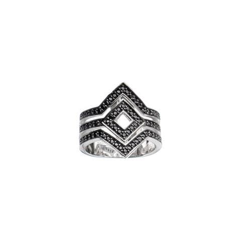 Gioielleria R11059-bk-54. Anello, Colore Grigio. Donna. - In ordine - Foto 2
