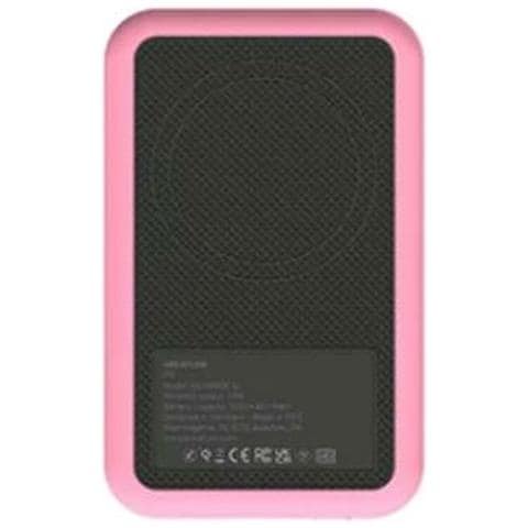 Power Bank Con Caricabatterie Senza Fili Rosa 5000 Mah - Foto 1