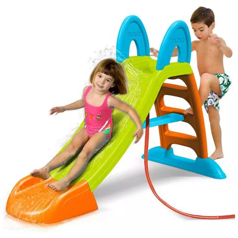 Scivolo Colorato Da Giardino Per Bambini Con Connessione Per Acqua - Foto 2