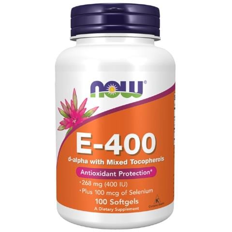 Vitamina E-400 Tocoferoli Misti Con Selenio 100 Capsule Molli - Foto 1